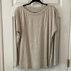 Light Gray Long Sleeve Top